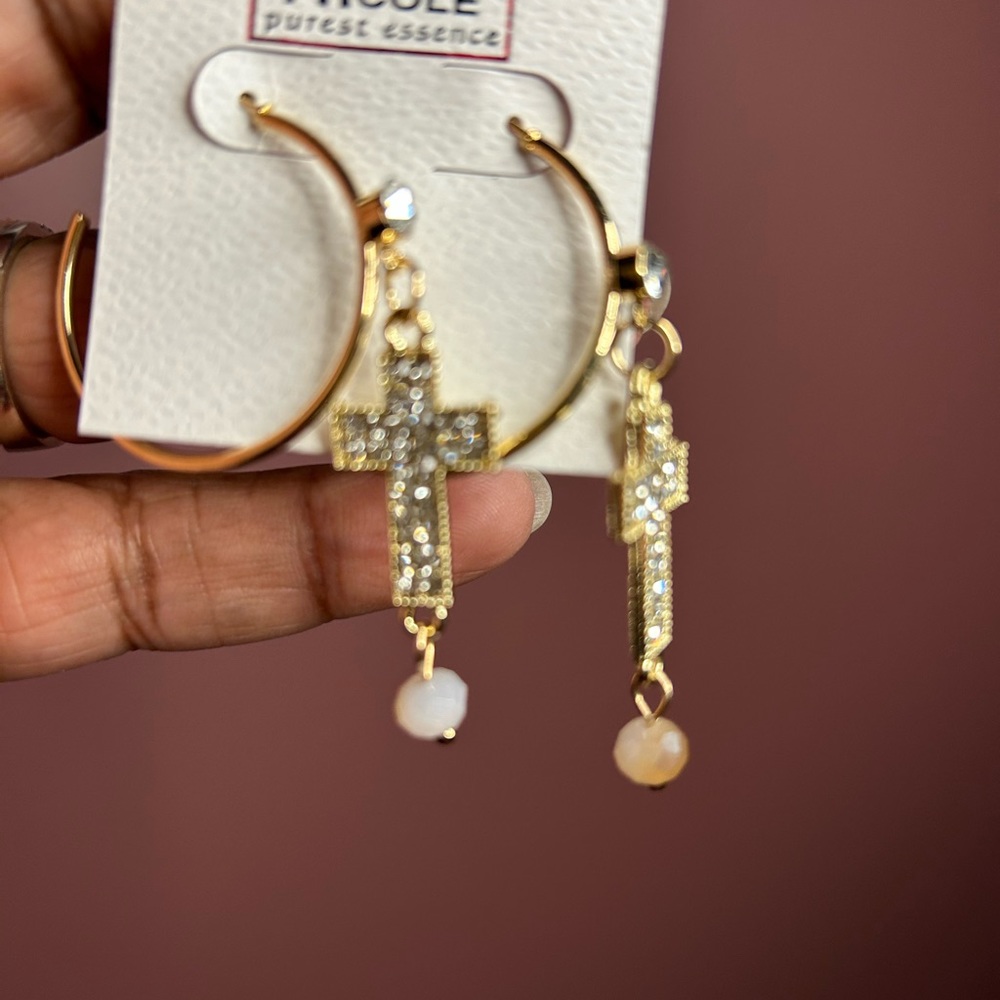 Cross earrings